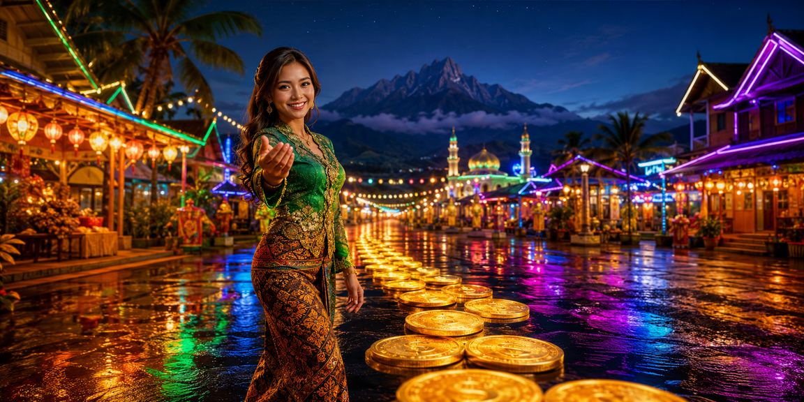 Suasana pertaruhan Hari Raya di Sabah dengan pemain menikmati permainan kasino dalam talian
